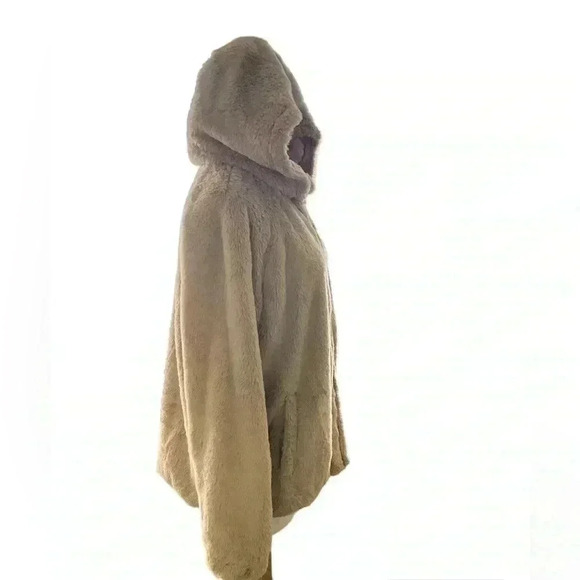 Style & Co, Light Brown Teddy Bear Jacket Size Small/ Medium Super Soft No Flaws - Picture 5 of 10